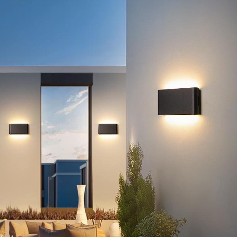 Ultra-thin Modern LED Wall Light: Waterproof Minimalist Fixture for Outdoor, Bedroom, and Living Room.
