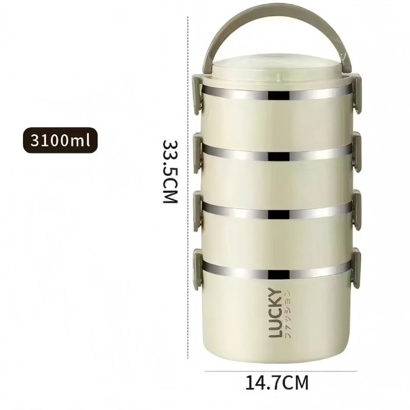 Stainless Steel Insulated Lunchbox Multi-Layer Bento Box Leakproof Lunchbox Insulated Lunch Container