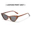 Retro Cat Eye Solbriller UV400 Shades Vintage Små Trekant Solbriller Hip Hop Briller Kvinner Kvinnelige Trendy Briller