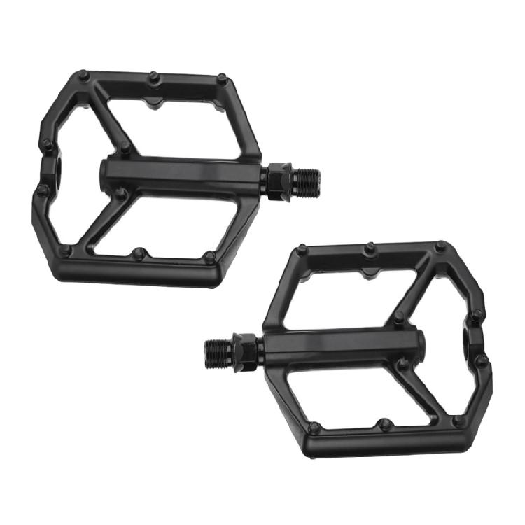 2 Bearings Wide Flat Cycling Pedals Nonslip Road Bicycles Pedals Aluminum Alloy Mountain Bicycles Pedals Enduring