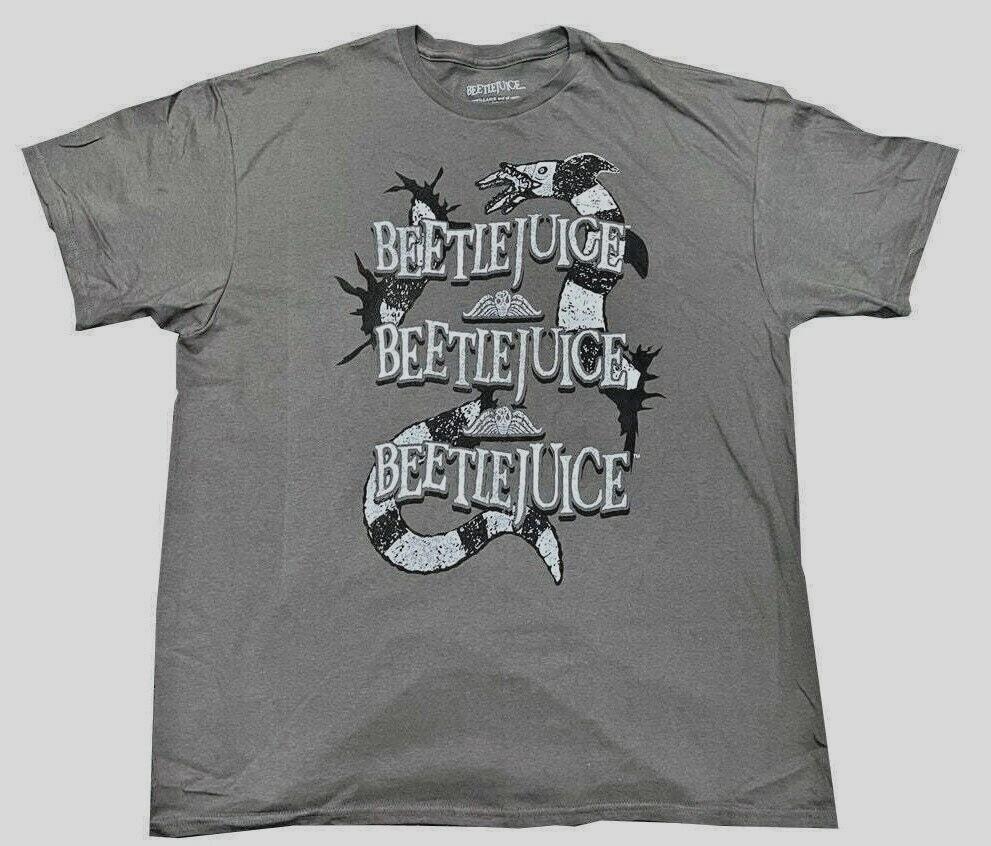 26 Beetlejuice Horror Movie Beetlejuice Sandworm Funny Graphic Tee Shirt New Unisex T-Shirt XXXL