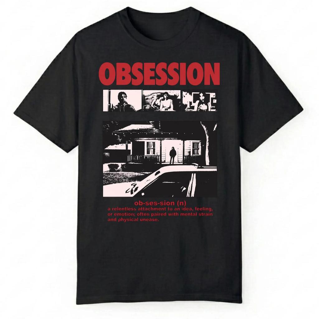 Obsession Movie  Gothic Tshirt Unisexs Womens Summer Cotton Clothing Fashion Oversize Shortsleeved Top Unisex Streetwear