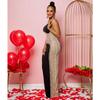 Women Sexy Chic Shiny Rhinestone Long Dress Elegant Back Slim Dresses Fashion Party Club Evening