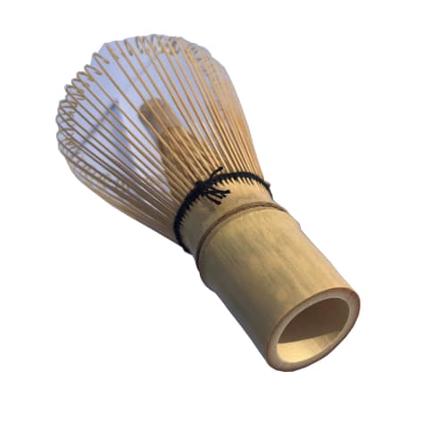 Yamamoto Bamboo Crafts (YAMAMOTOTAKIZAYIKUYA) Made in Japan Tea Ceremony Utensils, Chasen (Chasen), White Bamboo, with 2 Spikes