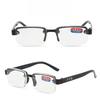 Frameless Eyeglasses Blue Light Blocking Presbyopia Eyewear Ultra Light Unisex Optical Spectacle Glasses Eye Protection