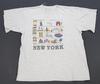 Vintage Experience New York City Landmarks Monuments T Shirt 90s Tourism