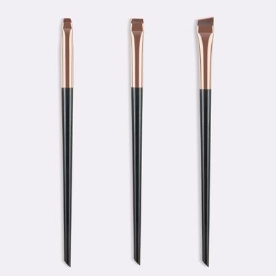 3 ks Blade Eyeliner Sada štětců na obočí Jemné přenosné štětce na make-up s dlouhou životností Nástroj pro konturování obočí
