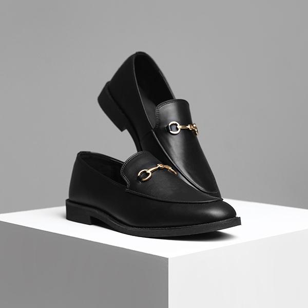 

Pascologen MS2556-BK Лоферы Horsebit Groovy Black-MS2556-BK