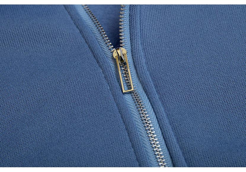 Women's Half-Zip Stand Collar Velvet Hoodie Jacket - Autumn/Winter Collection