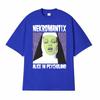 NekroUnisextix Alce in Psycholand Horrorpunk Tshirts for Unisex Fashion Gothic High Street Tshirt 100 Cotton Oversized Cozy T Shirt
