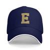Gold Letter E  Sun Baseball Cap Summer Men Adult  Design Hip Hop Hats Dropshipping y2k Retro Hunting Camping Baseball Caps