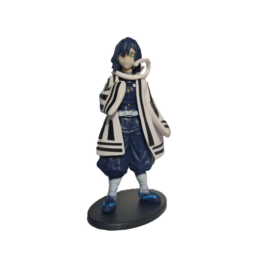Anime Demon Slayer PVC Figures Tanjirou Nezuko Zenitsu Inosuke Giyu Figurines Toy Kimetsu No Yaiba Model Garage Kits Ornaments