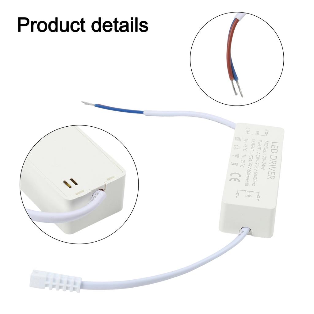 20W/30W LED Driver Power Adapter For Downlights Ceiling Lights And All Lamps Short Circuit, Open Circuit, Overvoltage Protection