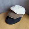 Retro Solid Color Wide Brim Forward Hat Children Spring and Summer Foreign Style Hot Girl Style Fashionable Casual Sunshade Duck Bill Hat