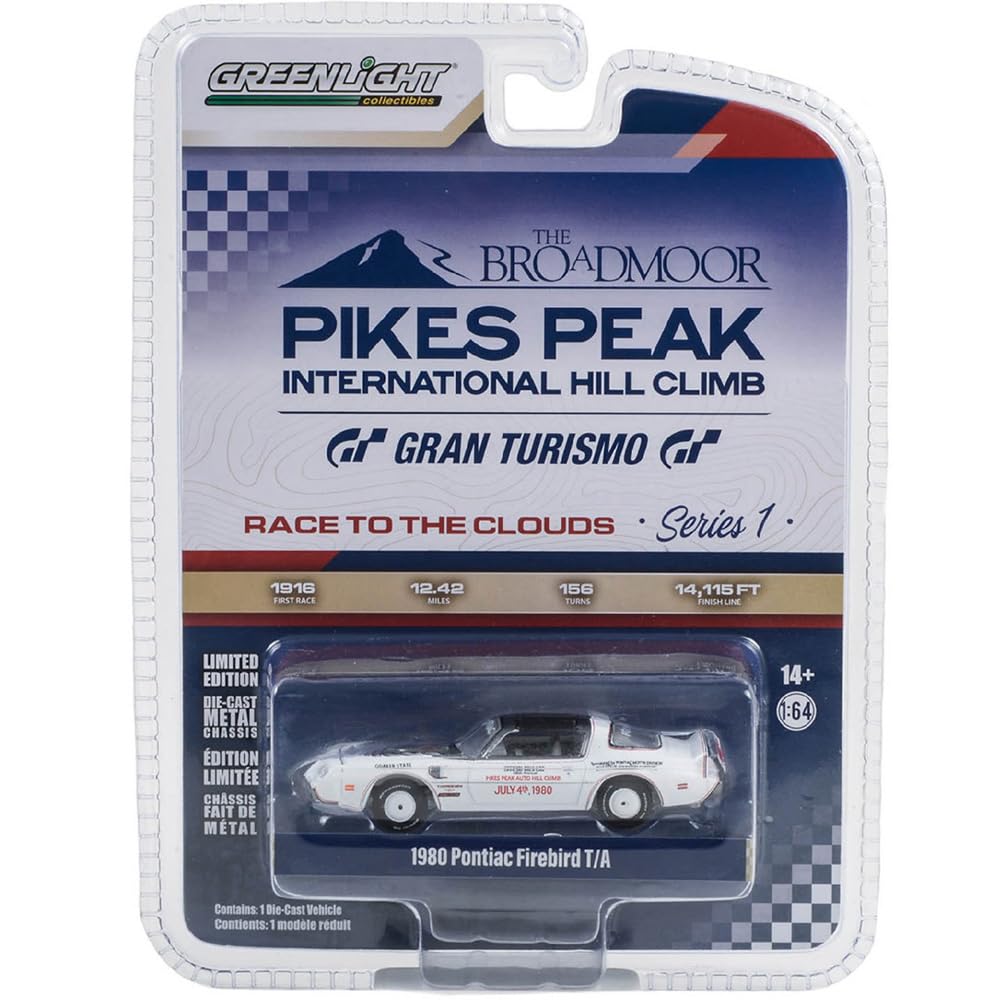 GREENLIGHT 1/64 Pikes Peak International Hill Climb Series 1-1980 Pontiac Firebird T/A