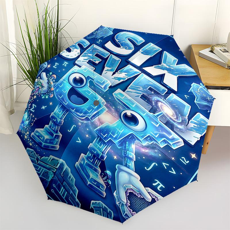 1PC 67 Umbrella-8-Rib Reinforced, Automatic Open, Lightweight & Durable, Fashion Accessory for Outdoor, Beach L0368
