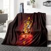 Coperta in Flanella con Stemma di Spagna, Poliestere Morbido, Design Moderno, Per Tutte le Stagioni per Campeggio, Viaggi, Regali per Feste o Compleanni