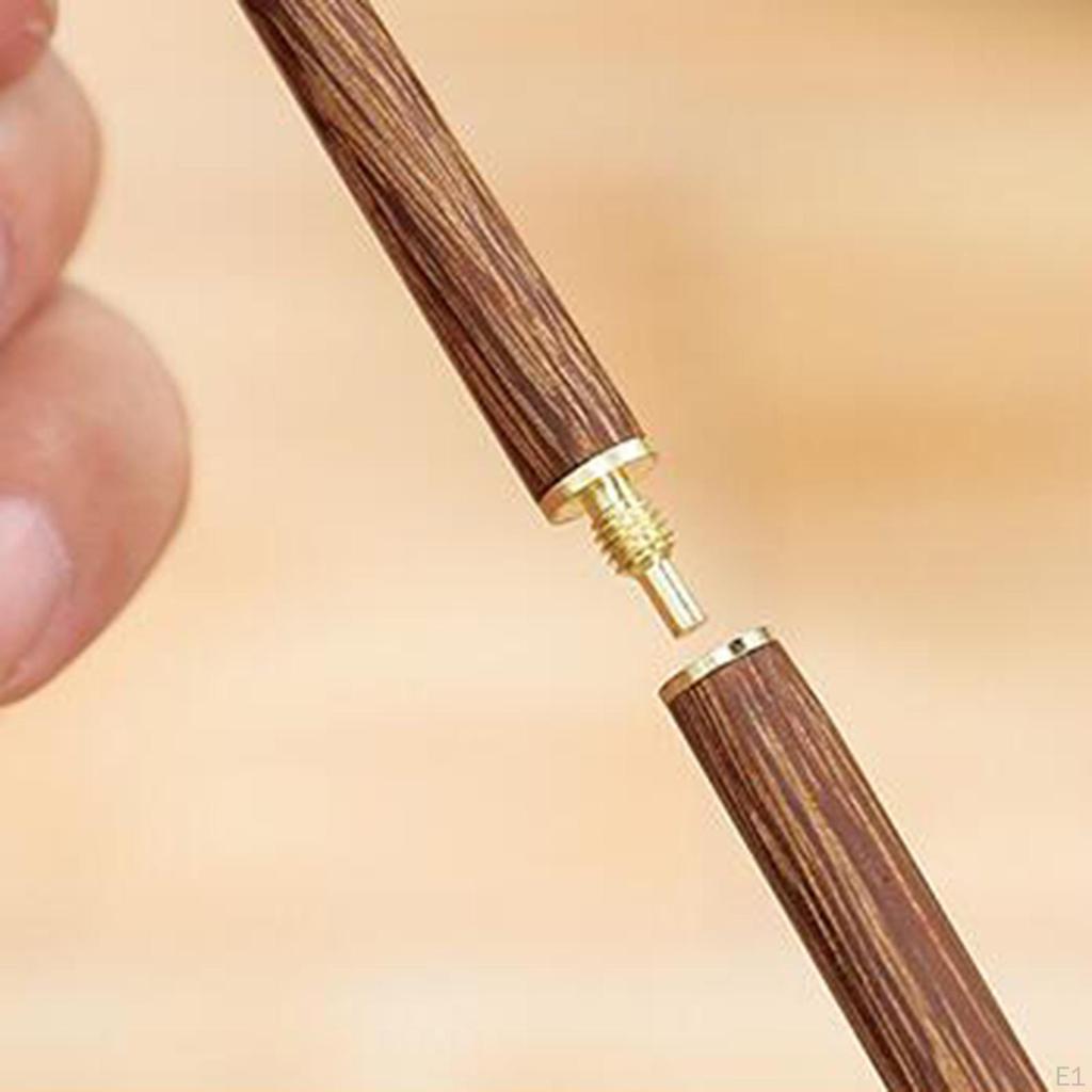 / Separate Stainless Steel Wooden Chopsticks Reusable Travel Foldable with Pouch