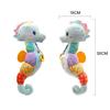 Baby Seahorse Musical Rattles Toys Infant Stuffed Animals Soft Toy with Bright Colors Crinkle Sound Paper Newborn Toys Gifts