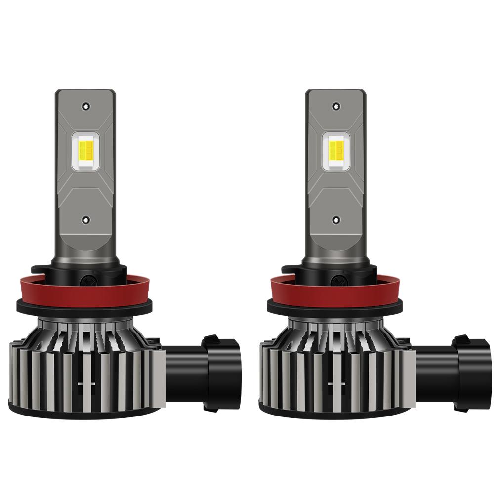 2 Τεμάχια Δύο Χρωμάτων Λάμπες Ομίχλης Αυτοκινήτου H8 H11 LED 40W 20000Lm 9005 HB3 Switchback Φωτεινό DRL Λάμπα Turbo Plug&Play 6000K Λευκό 3000K Κίτρινο