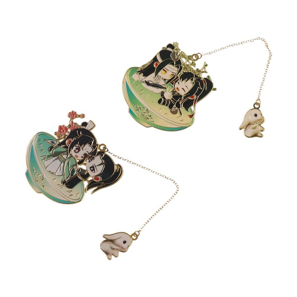 Wei Wuxian Lan Wangji Mo Dao Zu Shi Bookmark Metal Bookmark Hollowing Bookmark Paper Cilp