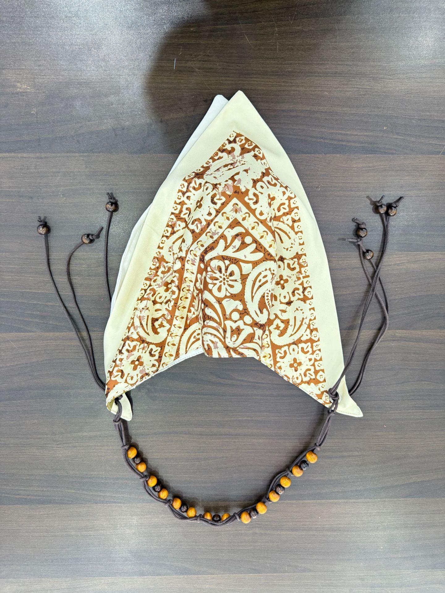 

Весна и лето новая ленивая двусторонняя сумка на плечо подмышку с художественным принтом прилив коричневый