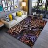 Abstract Colorful Letter Design Suitable As a Non-slip Mat for the Living Room or Bedroom Sofa