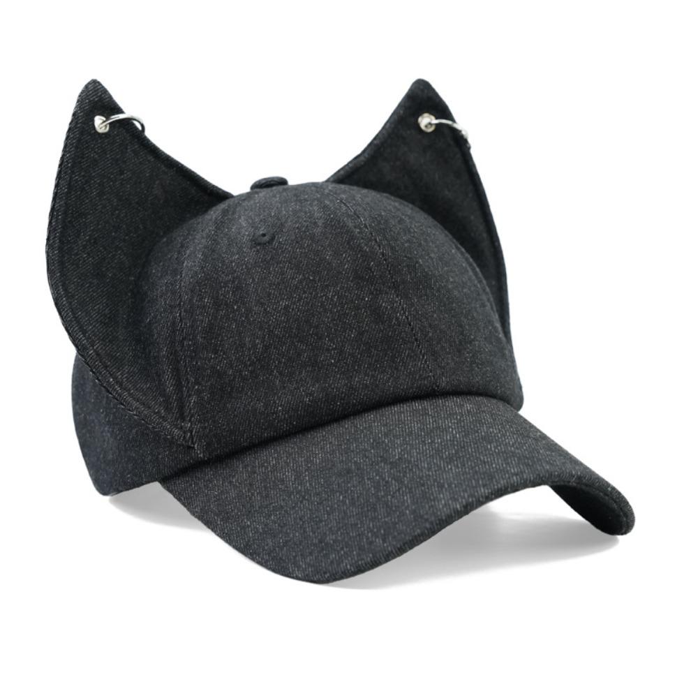 

Y2k Cat Ears Baseball Cap Sunscreen Sun Hat Korean Women Peaked Cap Spring Summer Style 1
