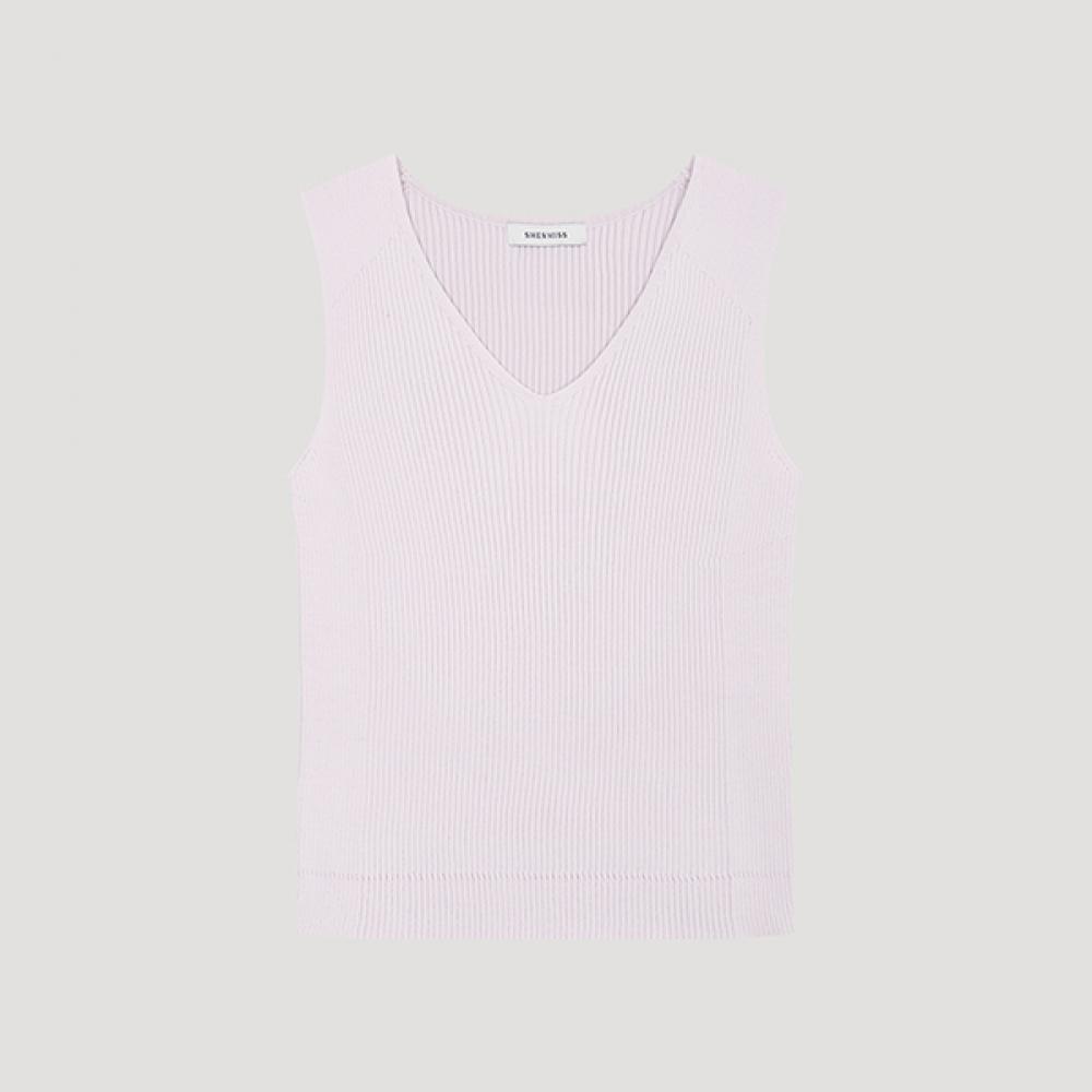 

She S miSS V Neck SleeVeleSS Knit SSkpoo22520 Lp light pink/55