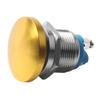 Self Reset Mushroom Head Push Button Switch 22mm Metal 1NO Contact Screw Fixing
