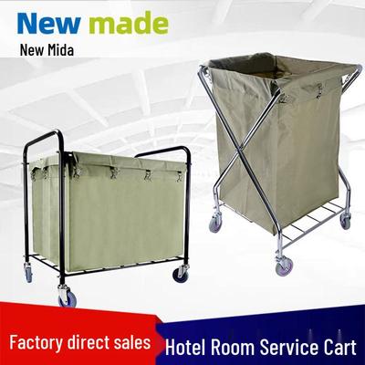 Xinmeida Commercial Stainless Steel Hotel & Laundry Service Cart