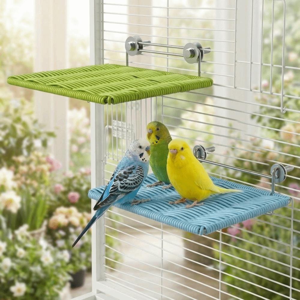 Wear Resistant Jumping Platform Bite Resistant Parrot Cage Stand Bird Resting Platform  Training