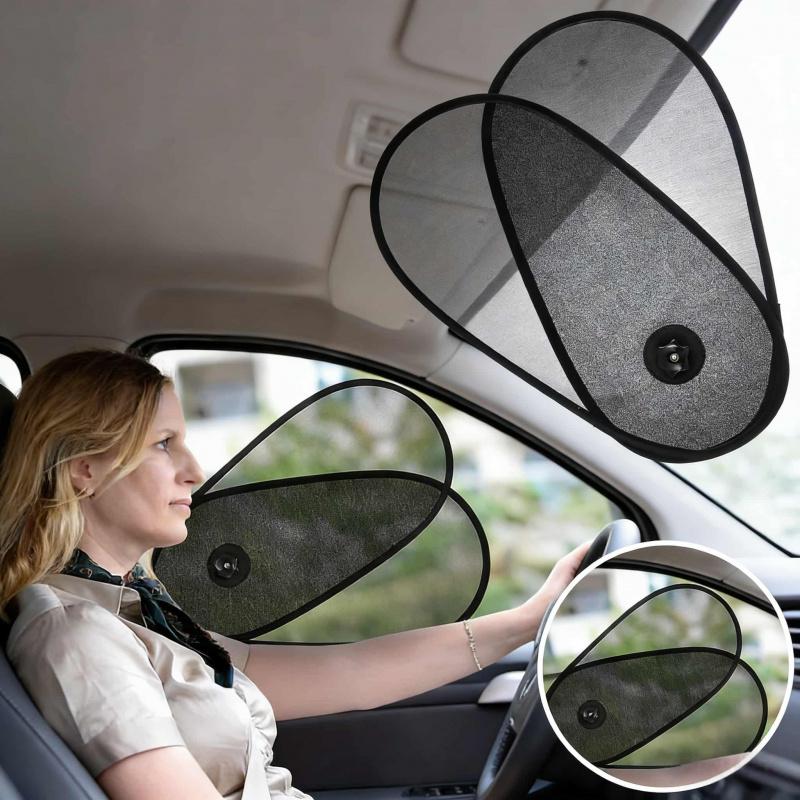 Car Side Window Sunshade Rotatable Adjustable Summer Sun Protection Heat Insulation UV Protection Car Sunshade Board Accessories