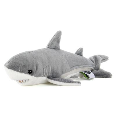 Calorata Great White Shark Plush Toy Realistic Shark Animal Toy Doll Gift Present Birthday Christmas Present (Small/Soft Touch) (Twice Tested) /