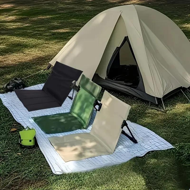 Ultra-lightweight Folding Chair, Adjustable, Ideal for Camping, Beach, Fishing and Road Trips - Sturdy Aluminum Frame