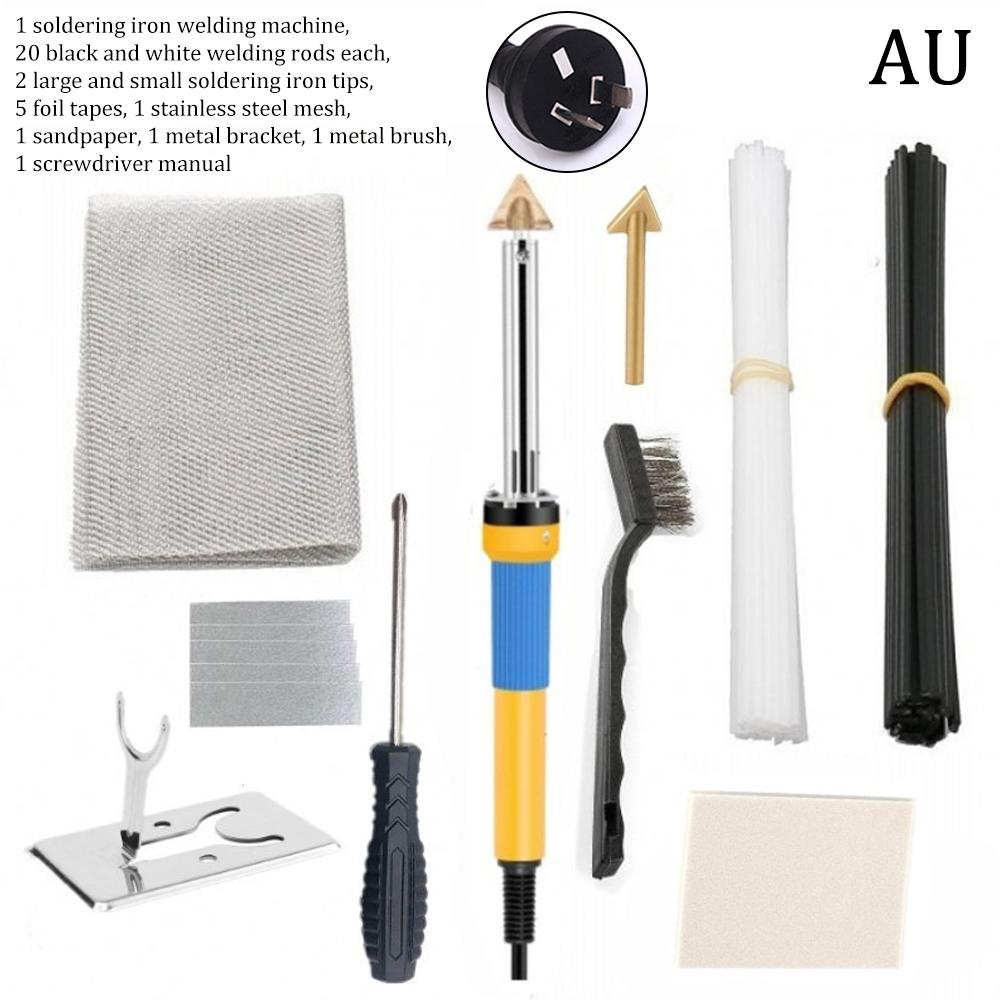 

Car Bumper Repair Electric Soldering Iron Thermal Stapler Leather Ironing Tool Smoothing Tool With PP Glue Stick Plastic Repair