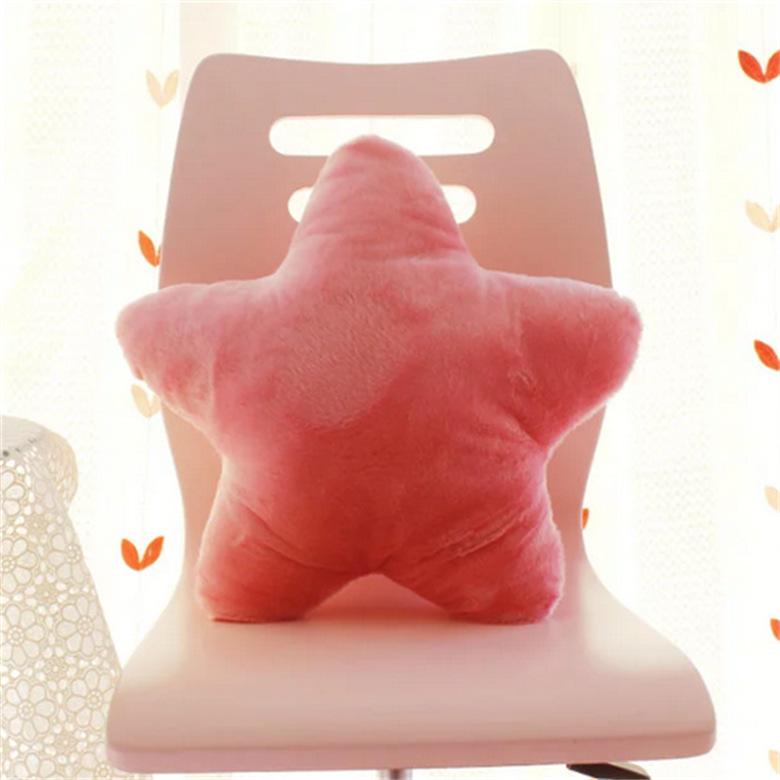 Direct Sales Cute Love Five-Pointed Star Home Sofa Plush Throw Pillow Cushion Wedding Gift Wedding Gift