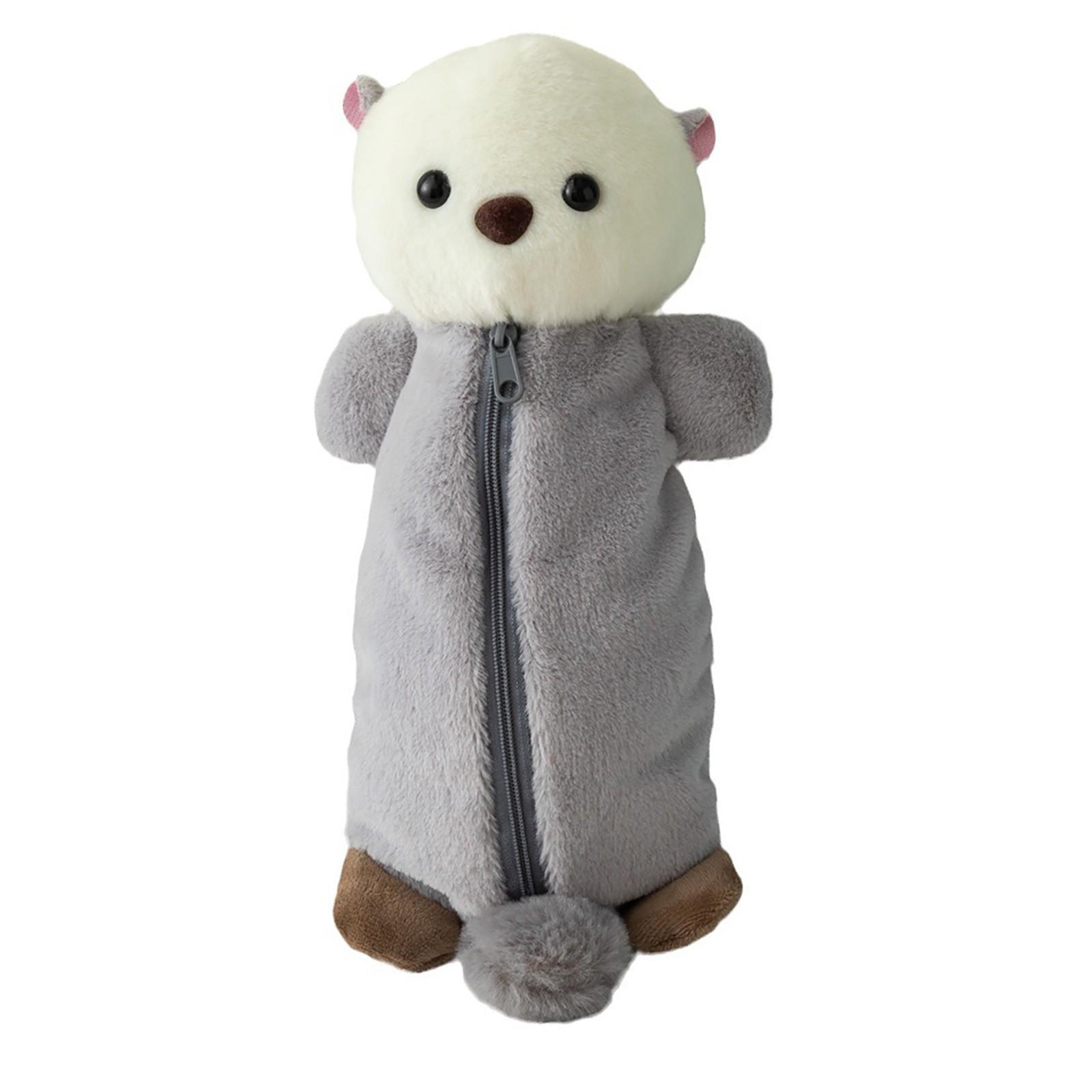 

Personalized Custom Embroidered Name Plush Pencil Case Decompression Stationery Storage Bag Pencil Case One Size