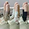 1Pair Women Leg Warmers Winter Girl Female Leg Cover For Gym Fitness Nylon Latin Dance Ballet Yoga Loose Socks Long Stocking