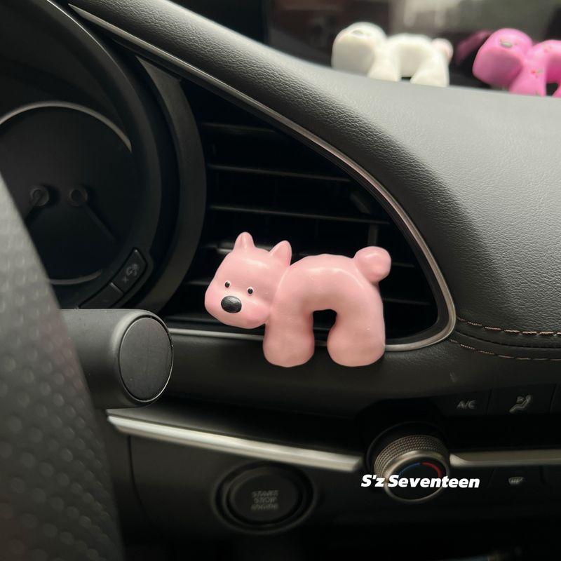 2024 New Car Air Vent Decoration Car Fragrance Perfume West Highland Terrier Car Diffuser Stone Car Ornament