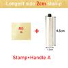 Lederstempel LOGO Personalisierung Messingform Handstanzen Lederstempel Marke Arbeiten Schnitzen Stanzwerkzeuge Handwerk