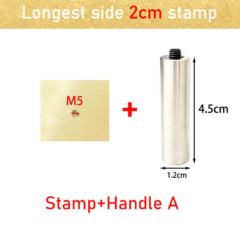 Lederstempel LOGO Personalisierung Messingform Handstanzen Lederstempel Marke Arbeiten Schnitzen Stanzwerkzeuge Handwerk