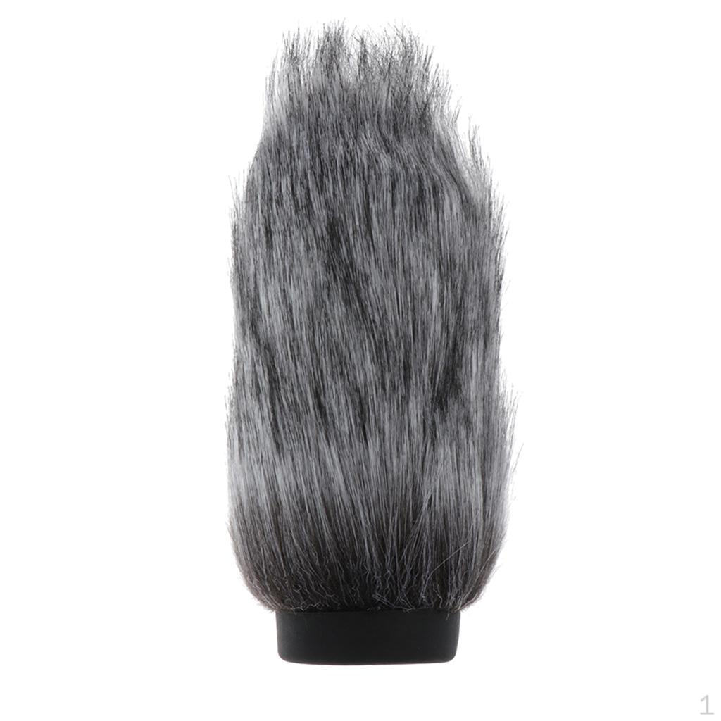 

Черный, серый, меховой чехол для микрофона для интервью на ветровом стекле 9.45inch