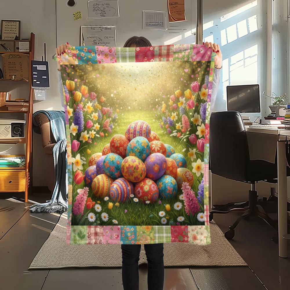 1Pc Cartoon Print Flannel Blanket, High Quality Comfortable for All Seasons, Home Decor, Warmth and Comfort, Perfect for Christmas Birthday Gift