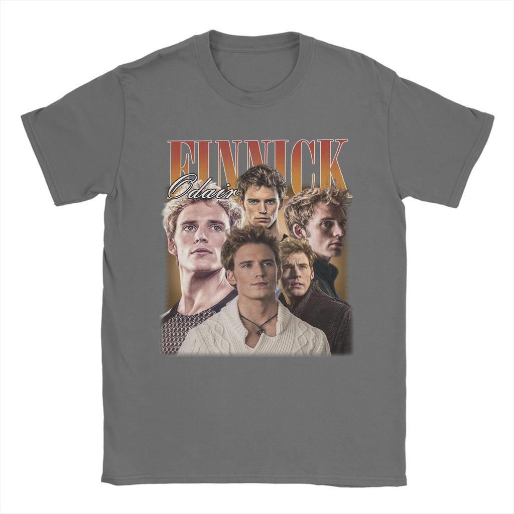 The Hunger Games Finnick Odair T Shirts Men 100 Cotton Amazing TShirts Round Collar Tee Shirt Short Sleeve Tops New Arrival