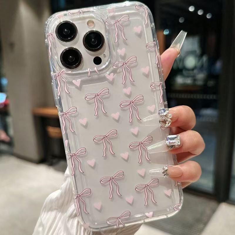 

Pink Bow Case for iPhone 15/14/13 - Soft, Stylish & Popular 11 Pro