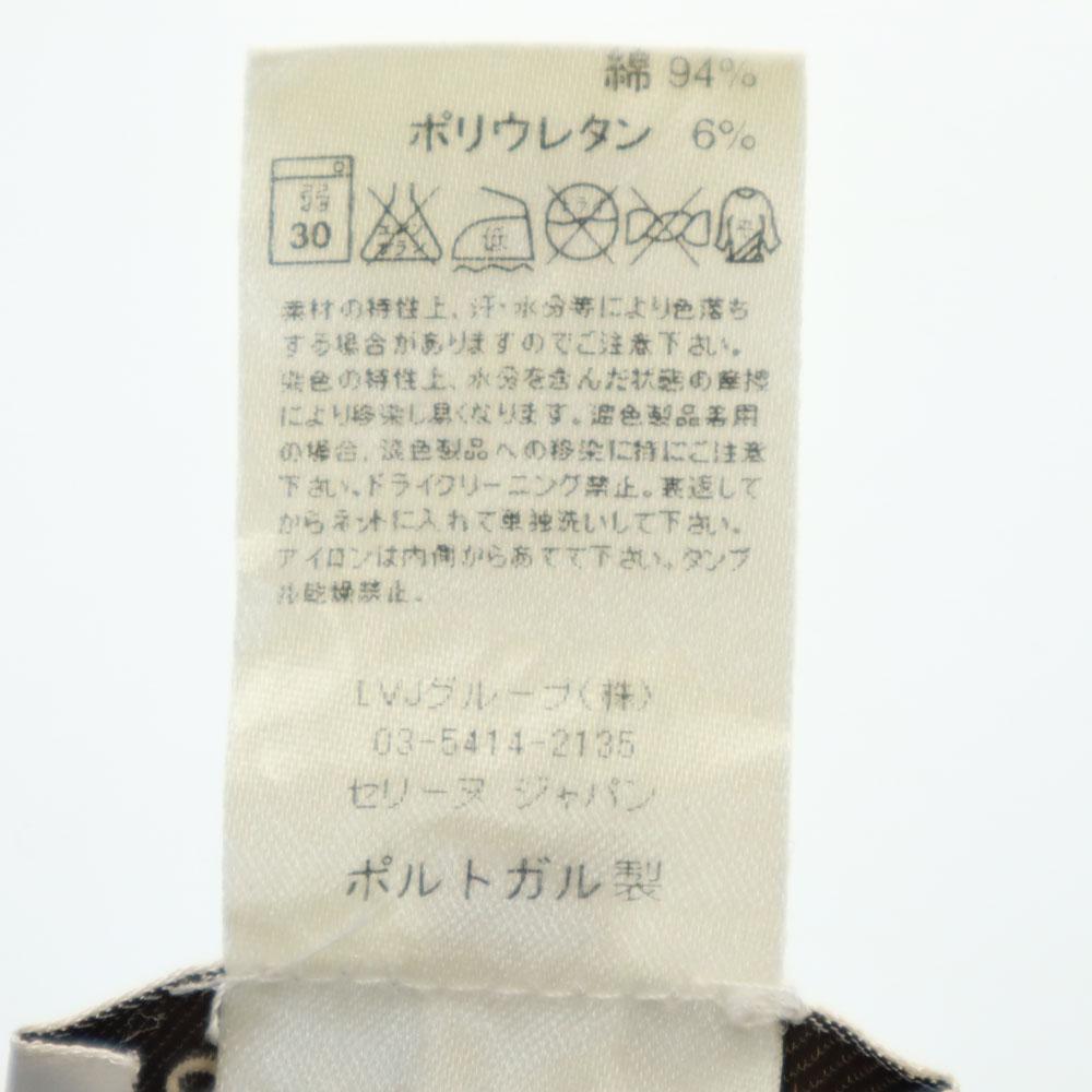 Celine Made In Portugal No Sleeve Tank Top S Navy Women Used