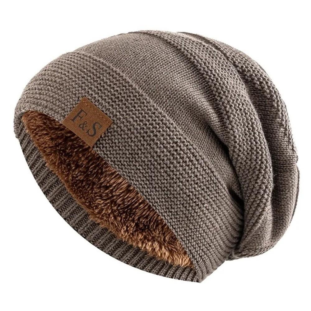 Thick Warm Winter Beanie Cap Soft Skull Cap Unisex Knitted Hats