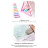 Waterproof Pencil Case PVC Stationery Storing Bag Simple Stationery Bag  Gift