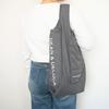 Dean Deluca Shopping Charcoal 43 x 37 x 14 cm & Bag, Gray, Foldable, Lightweight, Compact,